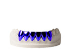 Colored Grillz (6-Piece Bottom Set) – Solid Silver with Color Finish