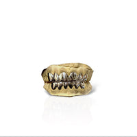 Silver grillz