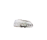 Abstract Cap (Free-Hand Flame) silver Or 18k Gold Vermeil