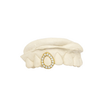 Gold Vermeil Moissanite Set window - Diamond Cap Grillz