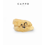 Luxury cap grillz-  Letter Cap, 10-18k Solid gold / Silver.