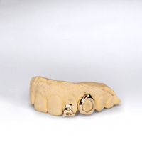 Luxury cap grillz-  Letter Cap, 10-18k Solid gold / Silver.